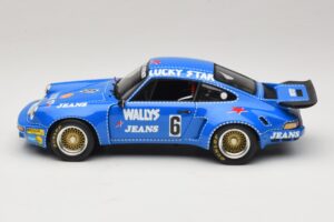 Porsche 911 RSR #6 Wallys Jeans Nurburgring 1974 Spark 1:18 18S088 Sveķi — attēls 3 no 6