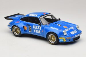 Porsche 911 RSR #6 Wallys Jeans Nurburgring 1974 Spark 1:18 18S088 Sveķi — attēls 4 no 6