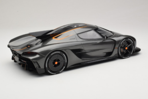Koenigsegg Jesko Absolut 0-400-0 km/h Record Graphite Grey GT Spirit 1:18 GT575 Sveķi — attēls 2 no 6