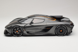 Koenigsegg Jesko Absolut 0-400-0 km/h Record Graphite Grey GT Spirit 1:18 GT575 Sveķi — attēls 3 no 6