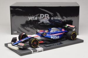 Visa Cash App RB VCARB 01 A. Iwasa FP1 Japanese GP 2024 Minichamps 1:18 117240440 Sveķi — attēls 7 no 7