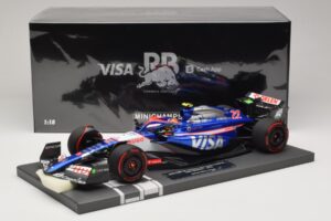 Visa Cash App RB VCARB 01 Y. Tsunoda 2024 Minichamps 1:18 117240122 Sveķi — attēls 7 no 7