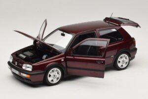 Volkswagen Golf VR6 Mk3 Indian Red Ierobežota Izlaide Norev 1:18 188505 Metāls — attēls 2 no 8