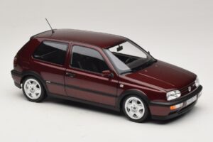 Volkswagen Golf VR6 Mk3 Indian Red Ierobežota Izlaide Norev 1:18 188505 Metāls — attēls 6 no 8