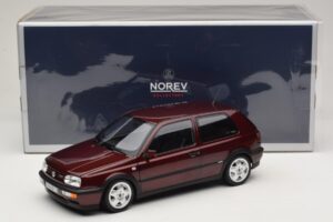 Volkswagen Golf VR6 Mk3 Indian Red Ierobežota Izlaide Norev 1:18 188505 Metāls — attēls 8 no 8