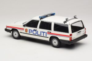 Volvo 740 GL Universāls Politi Norway Minichamps 1:18 155171796 Metāls — attēls 5 no 6