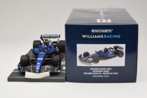 Williams Racing FW45 A. Albon British GP 2023 Minichamps 1:18 117231123 Sveķi — attēls 6 no 7