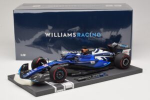 Williams Racing FW45 A. Albon British GP 2023 Minichamps 1:18 117231123 Sveķi — attēls 7 no 7