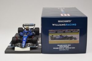 Williams Racing FW45 L. Sargeant British GP 2023 Minichamps 1:18 117231102 Sveķi — attēls 6 no 7