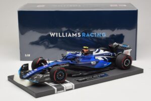 Williams Racing FW45 L. Sargeant British GP 2023 Minichamps 1:18 117231102 Sveķi — attēls 7 no 7