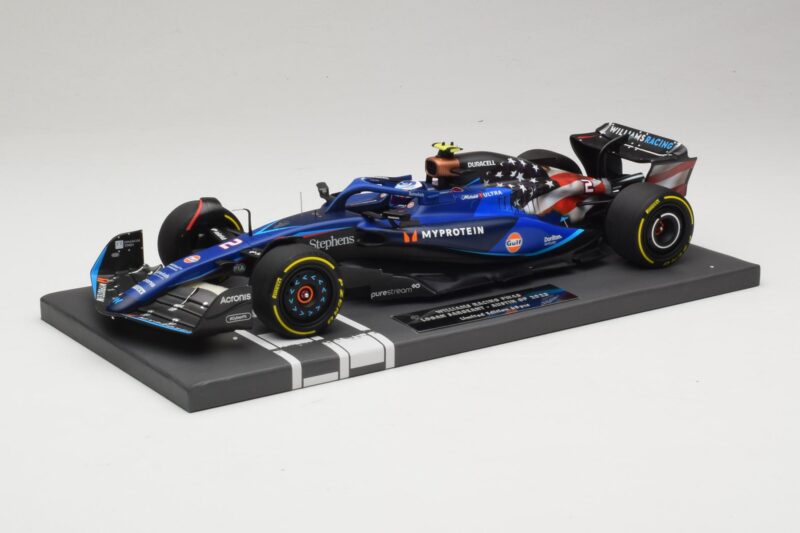 Williams Racing FW45 L. Sargeant United States GP 2023 Minichamps 1:18 117231902 Sveķi