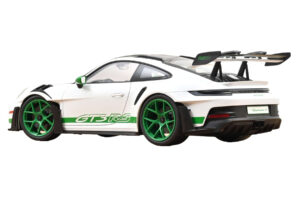 Porsche 911 992 GT3 RS Tribute to Carrera RS Balts Python Green Norev 1:12 127535 Metāls — attēls 2 no 4