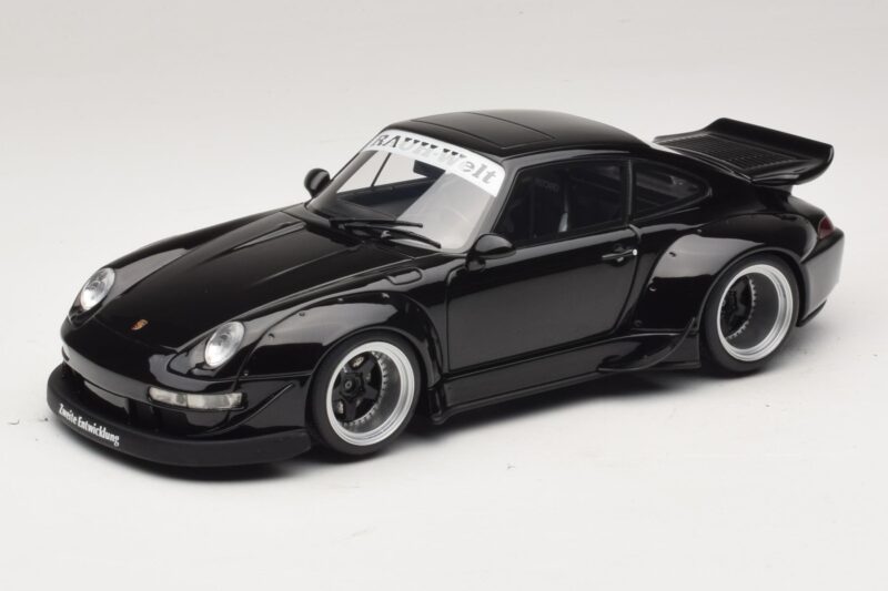 Porsche 911 993 RWB Melns GT Spirit 1:18 GT587 Sveķi