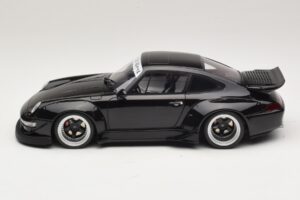 Porsche 911 993 RWB Melns GT Spirit 1:18 GT587 Sveķi — attēls 3 no 6