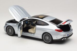 Mercedes CLE C236 Kupeja Hightech Silver Norev 1:18 183939 Metāls — attēls 5 no 8