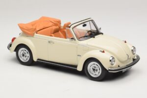 Volkswagen 1303 Kabriolets Cream White Norev 1:18 188535 Metāls — attēls 4 no 6