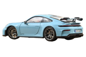 Porsche 911 992.2 GT3 Weissach Package Gulf Blue Norev 1:18 187000 Metāls — attēls 3 no 3