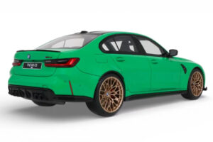 BMW M3 G80 CS Signal Green GT Spirit 1:18 GT976 Sveķi — attēls 2 no 4