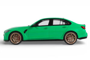 BMW M3 G80 CS Signal Green GT Spirit 1:18 GT976 Sveķi — attēls 3 no 4