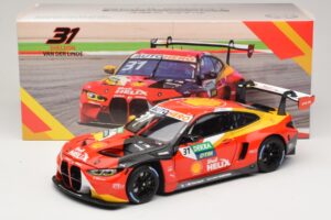 BMW M4 GT3 #31 Schubert Motorsport S. van der Linde Winner DTM Lausitzring 2022 Minichamps 1:18 113222031 Metāls — attēls 8 no 8