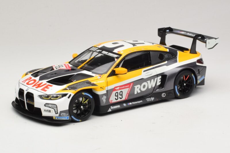 BMW M4 GT3 #99 Rowe Racing A. Farfus Nürburgring 24 Hours 2023 Minichamps 1:18 113232099 Metāls