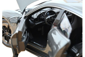 Porsche Taycan Turbo S Slate Grey Neo Norev 1:18 187654 Metāls — attēls 4 no 5