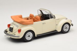 Volkswagen 1303 Kabriolets Cream White Norev 1:18 188535 Metāls — attēls 2 no 6