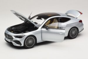 Mercedes CLE C236 Kupeja Hightech Silver Norev 1:18 183939 Metāls — attēls 2 no 8