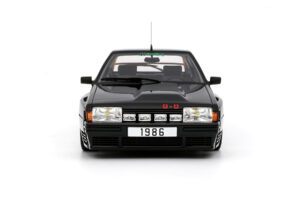 Citroen BX 4TC Client Series 200 Melns Otto 1:18 OT763 Sveķi — attēls 4 no 5