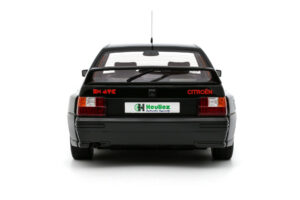 Citroen BX 4TC Client Series 200 Melns Otto 1:18 OT763 Sveķi — attēls 5 no 5