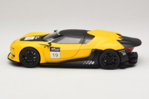 Citroen GT Dzeltens & Melns Norev 1:18 181609 Metāls — attēls 4 no 8