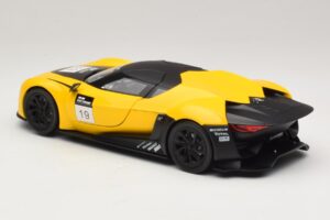 Citroen GT Dzeltens & Melns Norev 1:18 181609 Metāls — attēls 7 no 8