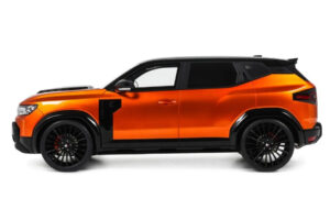 Dacia Duster Mk3 Redust Sport 4x2 Hybrid Metallic Orange Otto 1:18 OT1316 Sveķi — attēls 3 no 4