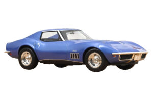 Chevrolet Corvette C3 Le Mans Blue Norev 1:18 189034 Metāls