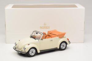 Volkswagen 1303 Kabriolets Cream White Norev 1:18 188535 Metāls — attēls 6 no 6