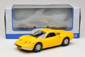 Ferrari Dino 246 GT Dzeltens MCG 1:18 MCG18168 Metāls — attēls 6 no 6