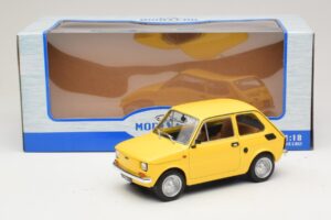 Fiat 126 Dzeltens MCG 1:18 MCG18667 Metāls — attēls 2 no 6