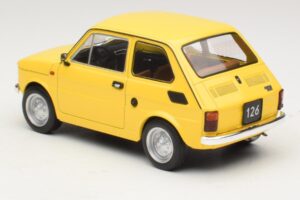 Fiat 126 Dzeltens MCG 1:18 MCG18667 Metāls — attēls 4 no 6
