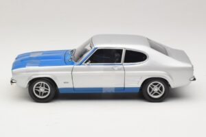Ford Capri RS2600 Mk1 Silver Blue Minichamps 1:18 150089072 Metāls — attēls 3 no 6