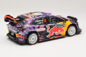 Ford Puma Rally1 #13 G. Munster / L. Louka Rally Monte Carlo 2025 IXO 1:18 18RMC231B Metāls — attēls 2 no 6