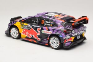 Ford Puma Rally1 #13 G. Munster / L. Louka Rally Monte Carlo 2025 IXO 1:18 18RMC231B Metāls — attēls 5 no 6