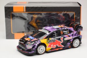 Ford Puma Rally1 #13 G. Munster / L. Louka Rally Monte Carlo 2025 IXO 1:18 18RMC231B Metāls — attēls 6 no 6