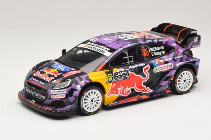 Ford Puma Rally1 #55 J. McErlean / E. Treacy Rally Monte Carlo 2025 IXO 1:18 Ford Puma Rally1 #55 J. McErlean / E. Treacy Rally Monte Carlo 2025 IXO 1:18 18RMC231A Metāls
