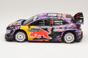 Ford Puma Rally1 #55 J. McErlean / E. Treacy Rally Monte Carlo 2025 IXO 1:18 18RMC231A Metāls — attēls 3 no 6