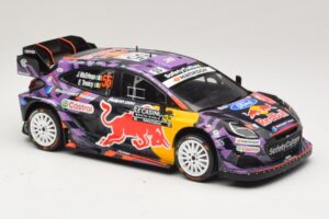 Ford Puma Rally1 #55 J. McErlean / E. Treacy Rally Monte Carlo 2025 IXO 1:18 18RMC231A Metāls — attēls 4 no 6