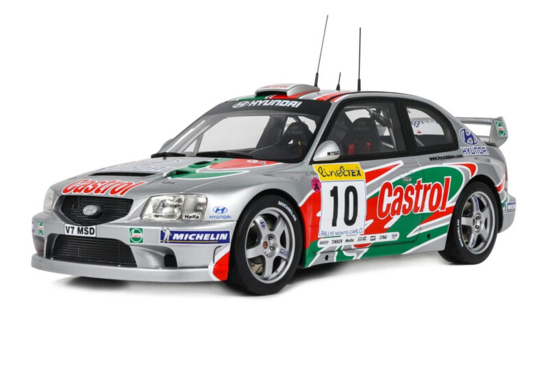 Hyundai Accent WRC #10 A. McRae / D. Senior Rally Monte Carlo 2001 Otto 1:18 Hyundai Accent WRC #10 A. McRae / D. Senior Rally Monte Carlo 2001 Otto 1:18 OT1265 Sveķi