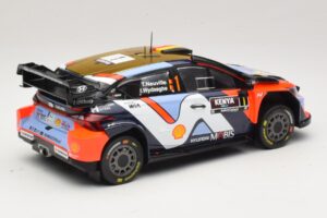 Hyundai i20 N Rally1 #1 T. Neuville / M. Wydaeghe Safari Rally Kenya 2025 IXO 1:18 18RMC247B Metāls — attēls 2 no 6