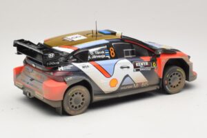 Hyundai i20 N Rally1 #8 O. Tanak / M. Jarveoja Safari Rally Kenya 2025 IXO 1:18 18RMC247A Metāls — attēls 2 no 6