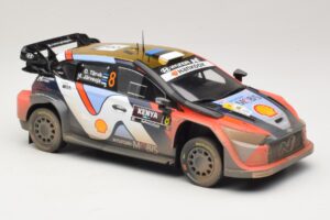 Hyundai i20 N Rally1 #8 O. Tanak / M. Jarveoja Safari Rally Kenya 2025 IXO 1:18 18RMC247A Metāls — attēls 4 no 6