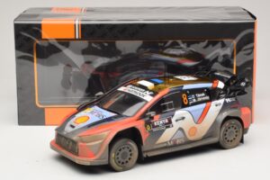Hyundai i20 N Rally1 #8 O. Tanak / M. Jarveoja Safari Rally Kenya 2025 IXO 1:18 18RMC247A Metāls — attēls 6 no 6